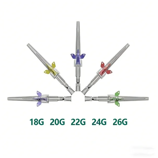 IV Cannula With Heparin Cap Winged