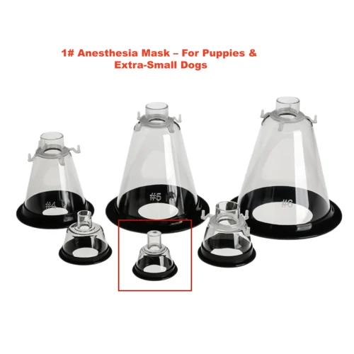 Vet Anesthesia Mask (3) Vet Anesthesia Mask Size1#
