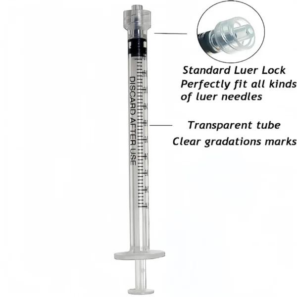Hypodermic Syringe  - 1mL TB Syringe