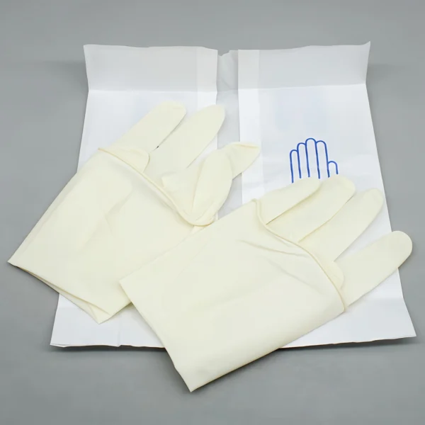 Latex Powder Gloves – Sterile Pair-Packed